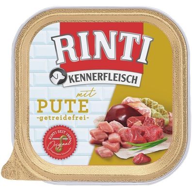 Rinti Kennerfleisch Schale Plus Pute 18 x 300g (7,39€/kg)