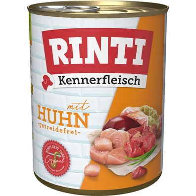 Rinti Dose Kennerfleisch Huhn 24 x 800g (5,20€/kg)