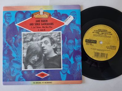 Jane Birkin and Serge Gainsbourg - Je t'aime… moi non plus 7'' Vinyl UK