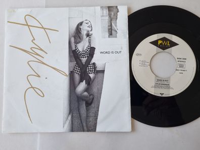 Kylie Minogue - Word Is Out 7'' Vinyl Germany