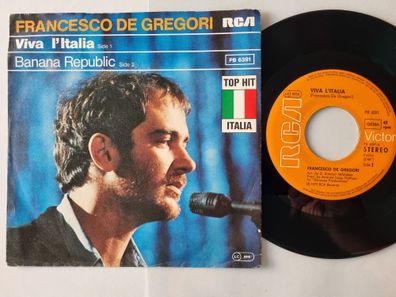 Francesco De Gregori - Viva L'Italia 7'' Vinyl Germany