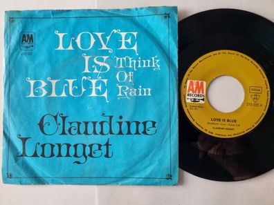 Claudine Longet - Love Is Blue (L'Amour Est Bleu) 7'' Vinyl Germany