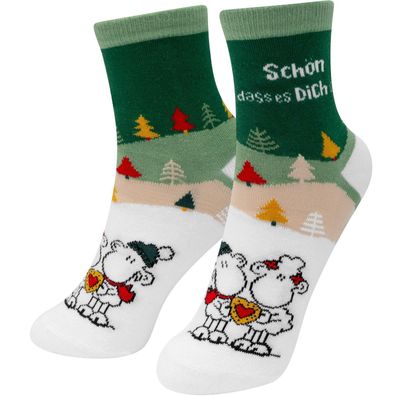 Sheepworld Winter 2024 Zaubersocken * Socken 36-40 Motiv "Schön" Neuware