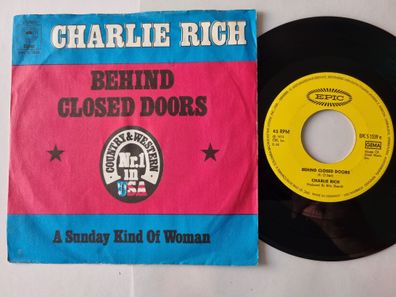 Charlie Rich - Behind Closed Doors 7'' Vinyl Germany