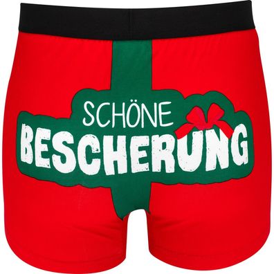 Sheepworld Winter 2024 Boxer Zaubershorts Gr. M bis L Motiv "Bescherung" Neuware