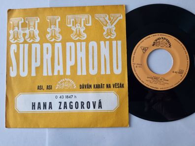 Hana Zagorova - Asi, asi 7'' Vinyl Supraphon/ CV ABBA - Honey Honey