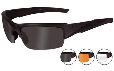 Wiley X Valor Set mit 3 Gläsern | Schutz- und Sonnenbrille | rauchgrau | klar | rost