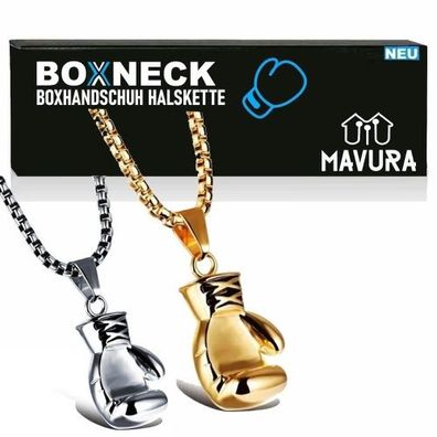 Boxneck Boxhandschuh Halskette Boxen Punk Rock Kette Edelstahl Herren wahlweise in Si