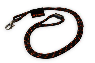 Stihl Schlüsselband - 54cm - Lanyard mit Karabiner in Schwarz-Orange