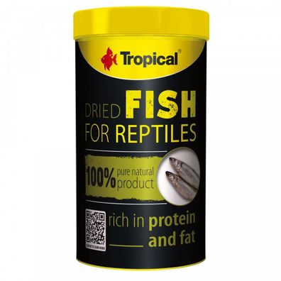 Tropical Dried Fish 250ml - Getrocknete Fische für Reptilien Terrarium Futter