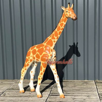 Giraffe Figur Statue Skulptur Deko Garten Gartenfigur Deko Afrika Steppe Tier groß