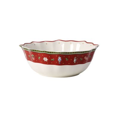 Villeroy & Boch Toy's Delight Schüssel mittel Premium Porcelain rot, eiß 148585382