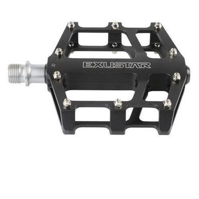 Exustar Pedal MTB/BMX E-PB525 Plattform schwarz CNC Alu-Käfig / CrMo Achse 311346