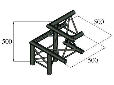 Alutruss Trilock S-PAL-32 3-Weg-Ecke / / links