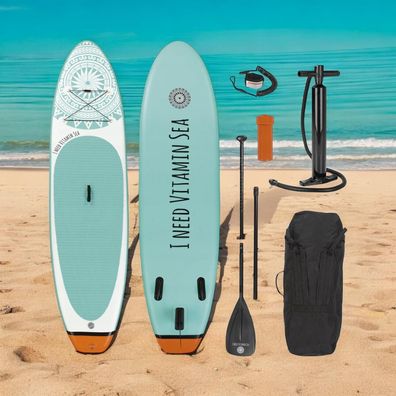 Stand Up Paddle Board SUP Surfboard aufblasbar Paddling Set 300 cm Paddel