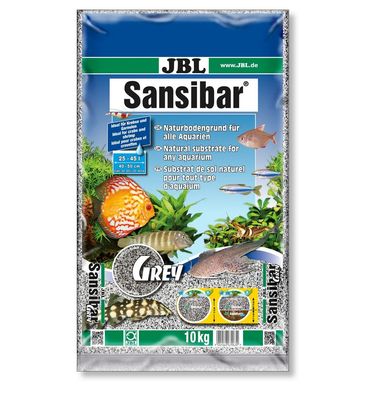 JBL Sansibar Aquarienbodengrund Grey 10 Kg