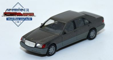 HERPA 021609 Mercedes-Benz S600, dunkelgrau 1:87 - neu & ovp in BOX TOP