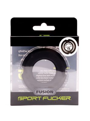 Sport Fucker Silicone Steel Fusion Ring Overdrive Regular Black