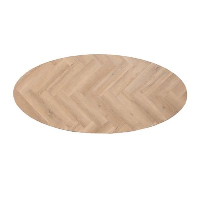 Bronx71 Tischplatte Mati oval Fischgrät PVC 240 x 110 cm