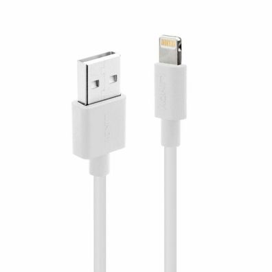 LINDY USB an Lightning Kabel weiß 1m