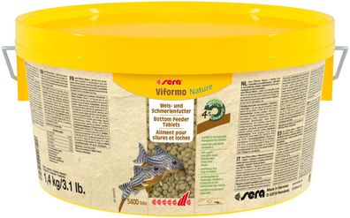 Sera Viformo Nature 2200ml / 1,4 kg Bodentabletten Futter für Bodenfische Corydoras