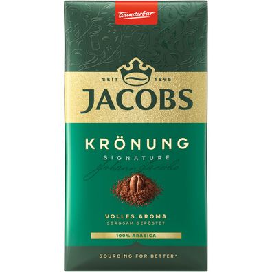 Jacobs Krönung Signature volles Aroma gemahlener Filterkaffee 500g