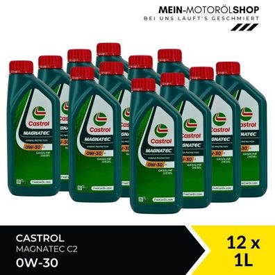 Castrol Magnatec 0W-30 C2 12x1 Liter