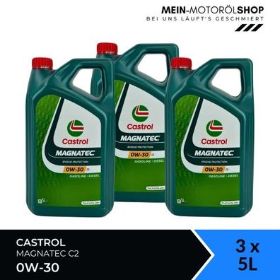 Castrol Magnatec 0W-30 C2 3x5 Liter