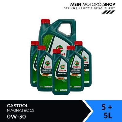 Castrol Magnatec 0W-30 C2 5 + 5 Liter