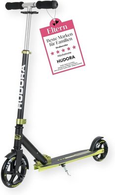 HUDORA Bold Wheel L - Hochwertiger Scooter aus Aluminium - Klappbarer City Rolle