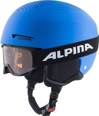 ALPINA ZUPO SET ( + PINEY) - Hochwertiges, Sicheres & Robustes Set aus Skibrille