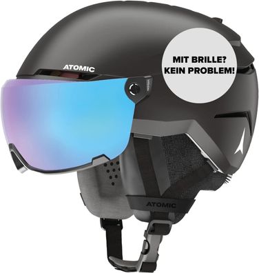 Atomic Savor Visor Stereo Skihelm mit Visier - Maximale Stoßdämpfung - Active