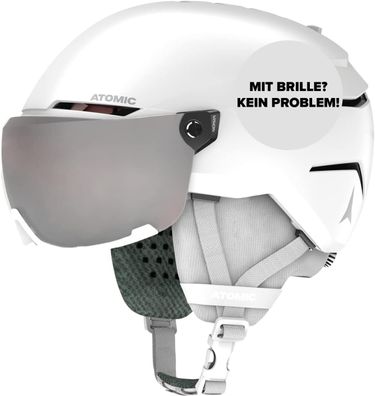 ATOMIC Savor Visor JR Skihelm mit Visier - Für Kinder & Jugendliche - Max. Stoßd