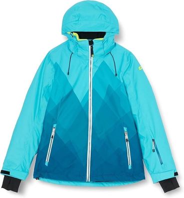 killtec Women's Ski Functional Jacket with Zip-Off Hood and Snow Guard