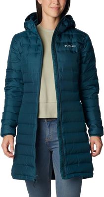 Columbia Damen Lake 22 Down Long Hooded Jacket Daunenjacke Mit Kapuze