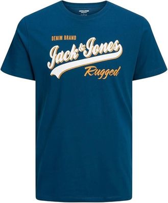 JACK & JONES Herren Jjelogo Tee Ss O-Neck 2 Col Aw23 Sn T-Shirt