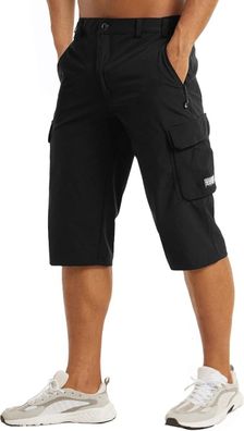 Magcomsen Herren Lauf-Shorts, leicht, schnelltrocknend, Freizeithose, Sport, Fit