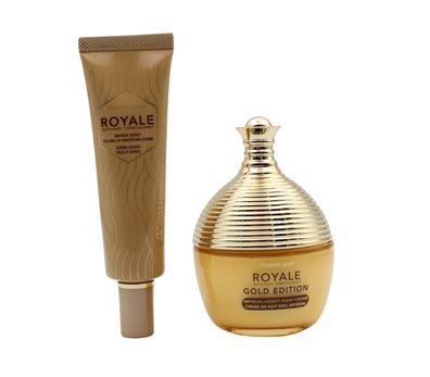 Elizabeth GRANT Royale Imperial Honey Amber NIGHT CREAM 100ml + Eye & Lip Serum, 50ml