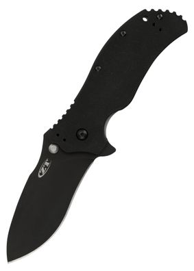 Taschenmesser ZT 0350, Schwarz/Schwarz