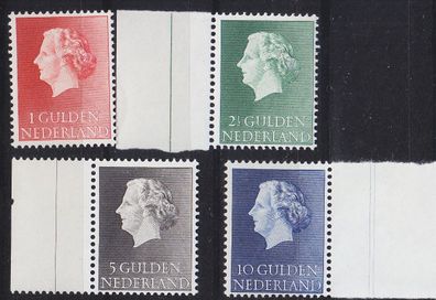 Niederlande Netherlands [1954] MiNr 0647 ff ( * */mnh ) [01] alle Gulden-Werte