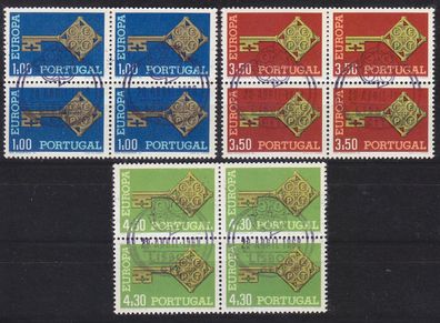 Portugal [1968] MiNr 1051-53 ( O/used ) [01] CEPT 4er Ersttag