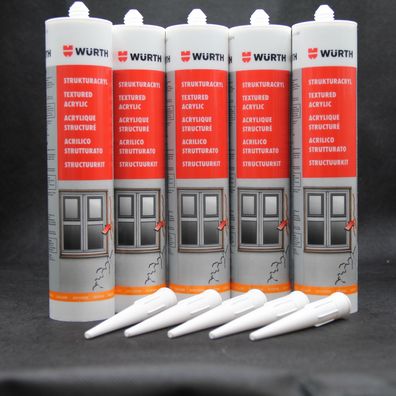 5x Strukturacryl von WÜRTH