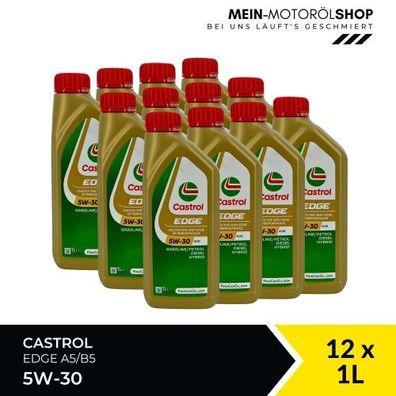 Castrol Edge 5W-30 A5/B5 12x1 Liter