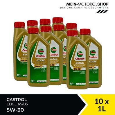 Castrol Edge 5W-30 A5/B5 10x1 Liter