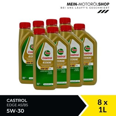 Castrol Edge 5W-30 A5/B5 8x1 Liter