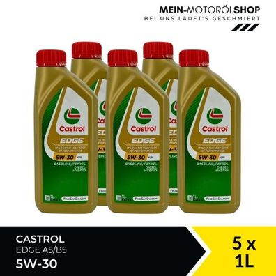 Castrol Edge 5W-30 A5/B5 5x1 Liter