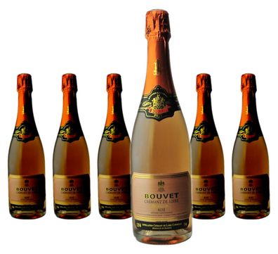 6 x Bouvet Excellence Crémant de Loire Rosé Brut