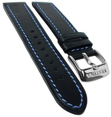 Festina Uhrenarmband 21mm schwarz Leder Kontrastnaht ? F16243 F16243/5