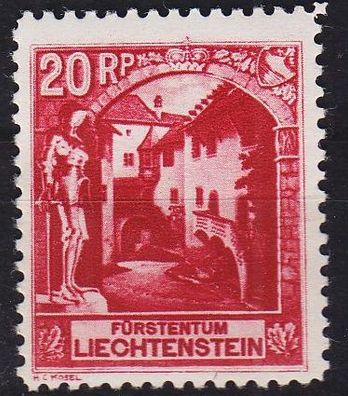 Liechtenstein [1930] MiNr 0097 A ( * /mh )