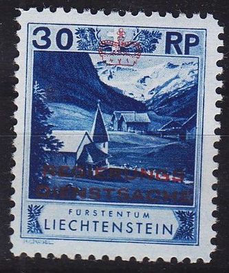 Liechtenstein [Dienst] MiNr 0004 A ( * /mh )